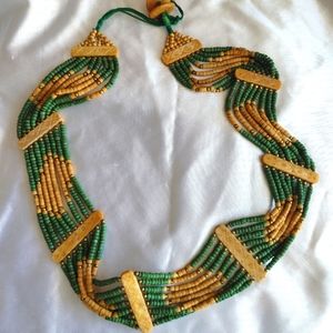 Beautiful bone bead belt OS